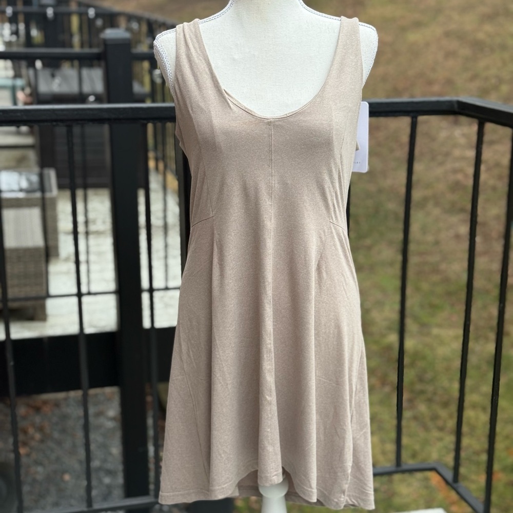 NWT Varley Morgan Dress in Tan Size XL